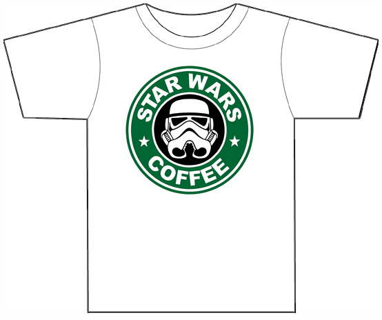Camiseta Star Wars Coffee